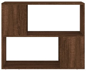 Estante/divisória 80x24x63 cm carvalho castanho