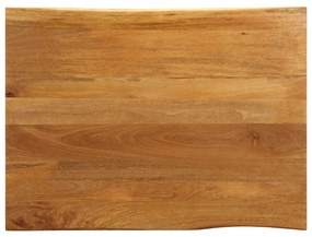 Tampo de mesa c/ borda viva 100x80x2,5 cm mangueira maciça