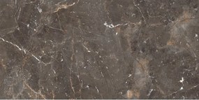 Mexen Champion Amostra de grés vidrado retificado Brown G1, azulejo para pavimento e parede, brilho - TL116-00-S