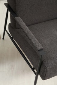 Cadeirão Toscana – Cinzento – 75x80x90 cm