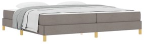 Cama Box Taupe, Marrom 200 x 200 cm