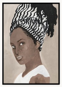 Impressão digital emoldurada Inspired