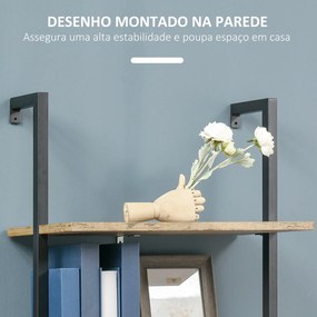 Estante com Prateleiras – Modelo Västerås – 60x30x184 – Madeira – 6 Ní
