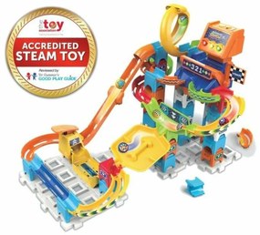 Conjunto de Berlindes Vtech Marble Rush Marble Run - Racing  Circuito + 4 Anos Pista com Rampas 73 Peças