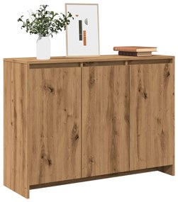 vidaXL Aparador 102x35x75 cm derivados de madeira carvalho artisiano