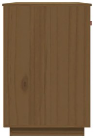 Secretária 95x50x75 cm pinho maciço castanho-mel