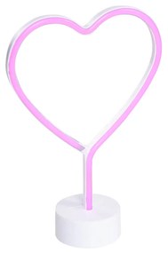 Neon tafellamp wit incl. LED - Amore Design