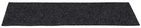 Tapetes de escada adesivos 30 pcs 60x25 cm retangular cinzento