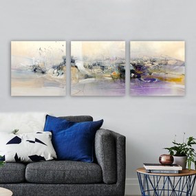 Pintura Decorativa em Tela PRC7449491050 – Multicolor – 30 x 90 cm