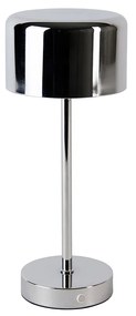 LED Moderne tafellamp chroom oplaadbaar - Poppie Moderno