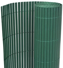 Cerca de jardim dupla face 90x300 cm PVC verde