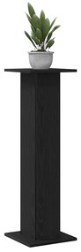 Suporte para Plantas vidaXL 2 pcs Carvalho Preto 30x30x95 cm Madeira C
