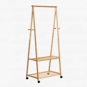 Cabide De Bambu Kerk Com Sapateira Bambu - Sklum