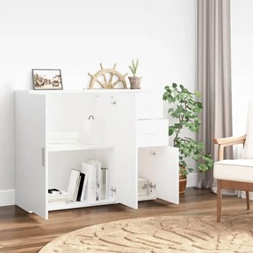 Aparador 91x29,5x75 cm derivados de madeira branco