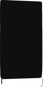 Capa para Mesa de Ping Pong com Fecho de Correr Anti-UV e Impermeável para Interior e Exterior 275x153x5 cm Preto