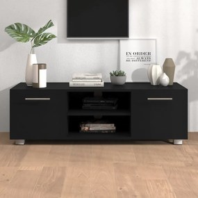 vidaXL Móvel de TV 110x40x35 cm derivados de madeira preto