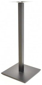 Pernas de Mesa Bar, Restaurante, Café, Esplanada Conjunto de 2 Bases de mesa BEVERLY, alta, tubo quadrado, preta, base de 45 x 45 cms, altura 110 cms