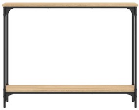 Mesa consola 100x22,5x75cm derivados de madeira carvalho sonoma