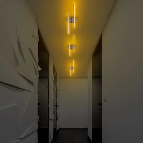 Chandelier Umut – Dourado – 86x5x17 cm