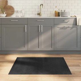 vidaXL Tapete retangular 80x100 cm bambu cinzento