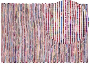 Tapete de algodão multicolor claro 160 x 230 cm BARTIN Beliani