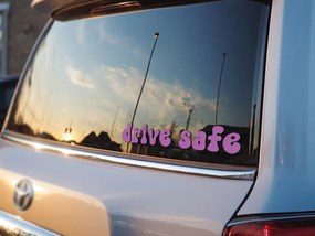 Autocolante para espelho S37 – Drive safe