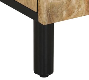 Móvel de TV 80x31x46 cm madeira de mangueira maciça
