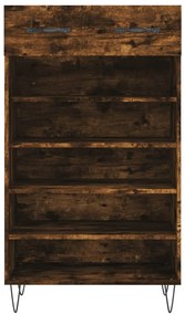 Sapateira 60x35x105 cm derivados de madeira carvalho fumado