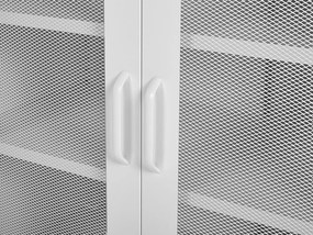 Aparador com 2 portas em metal branco WAKATIPU Beliani