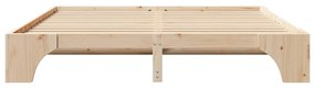 Cama de madeira de pinho 180x200 cm