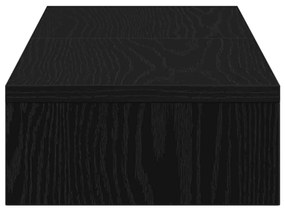 Suporte p/ monitor ajustável 80x24x10,5 cm carvalho preto