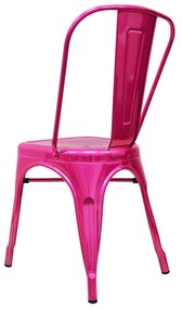 Pack 4 Cadeiras Torix Metalizadas - Rosa metalizado