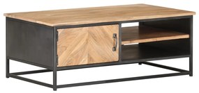 vidaXL Mesa de centro 90x50x35 cm madeira de acácia maciça