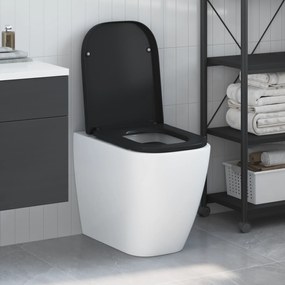 Assento de Vaso Sanitário com Fechamento Suave Duroplast Preto