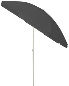 Guarda-sol de praia 240 cm antracite