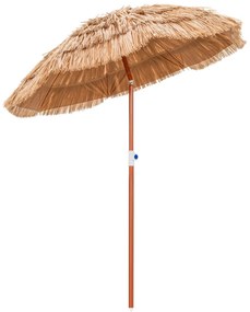 Guarda-Sol Havaiano Tavira com Telhado de Palha – 175x194 cm – Altura