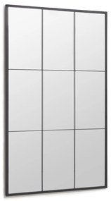 Kave Home - Espelho de pé Ulrica de metal preto 100 x 160 cm