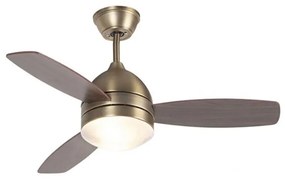 Ventilador de teto bronze 96cm com controle remoto - Rotar