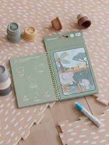 Livro de colorir mágico com água multicolor
