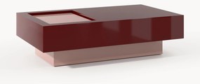 Mesa de centro retangular com arrumação Alessa, L 120 cm