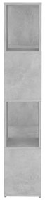 Estante/divisória 60x24x124,5 cm cinzento cimento
