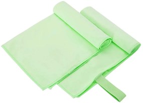 vidaXL Toalhas Esportivas 2 pcs Verde 50 x 30 cm Poliéster e poliamida