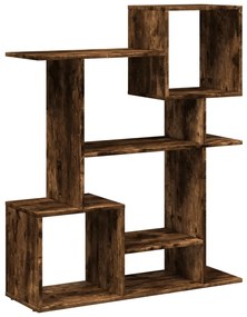 Estante divisória 92x29x112cm derivados madeira carvalho fumado