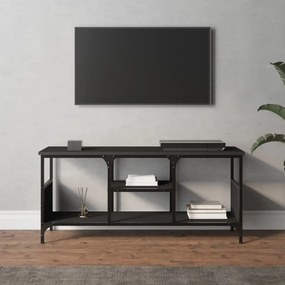 Móvel de TV 100x35x45 cm derivados de madeira/ferro preto
