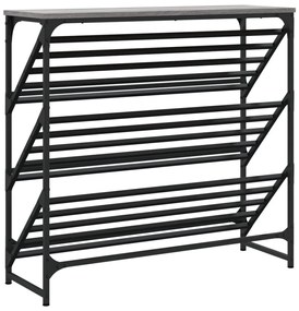 Sapateira 90x30x85 cm derivados de madeira cinzento sonoma