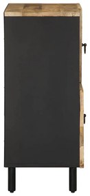 Aparador 80x33,5x75 cm madeira de mangueira áspera maciça