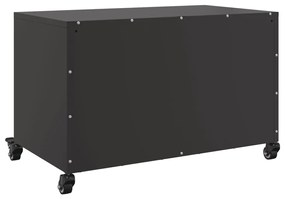 Móvel de TV 68x39x43,5 cm aço preto