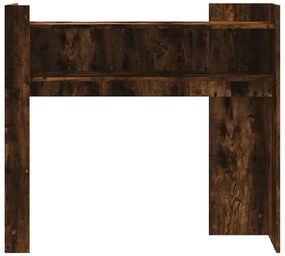 Mesa consola 100x35x90 cm derivados de madeira carvalho fumado