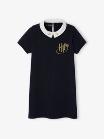 Agora -25% | Vestido Harry Potter®, para criança azul escuro liso com motivo