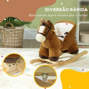 AIYAPLAY Cavalo Baloiço para Crianças de 18-36 Meses Cavalo Baloiço de